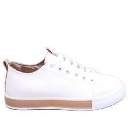 BM Sneakers Monae Champagne da donna bianca