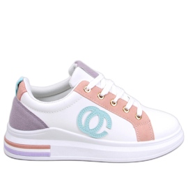 BM Sneakers da donna Verdon Rosa bianco