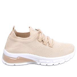 Scarpa sportiva a calzino Caruso Beige