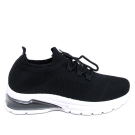 BM Caruso Scarpa sportiva a calzino nera nero