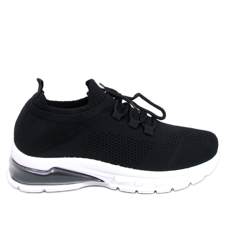 BM Caruso Scarpa sportiva a calzino nera nero