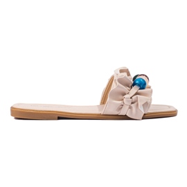 Sandali piatti Shelovet beige da donna