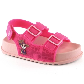 Comodi sandali rosa per bambina Paw Patrol Zaxy JJ385015 07GR21BR