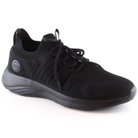 Scarpe sportive slip-on da uomo nere Big Star JJ174289 nero