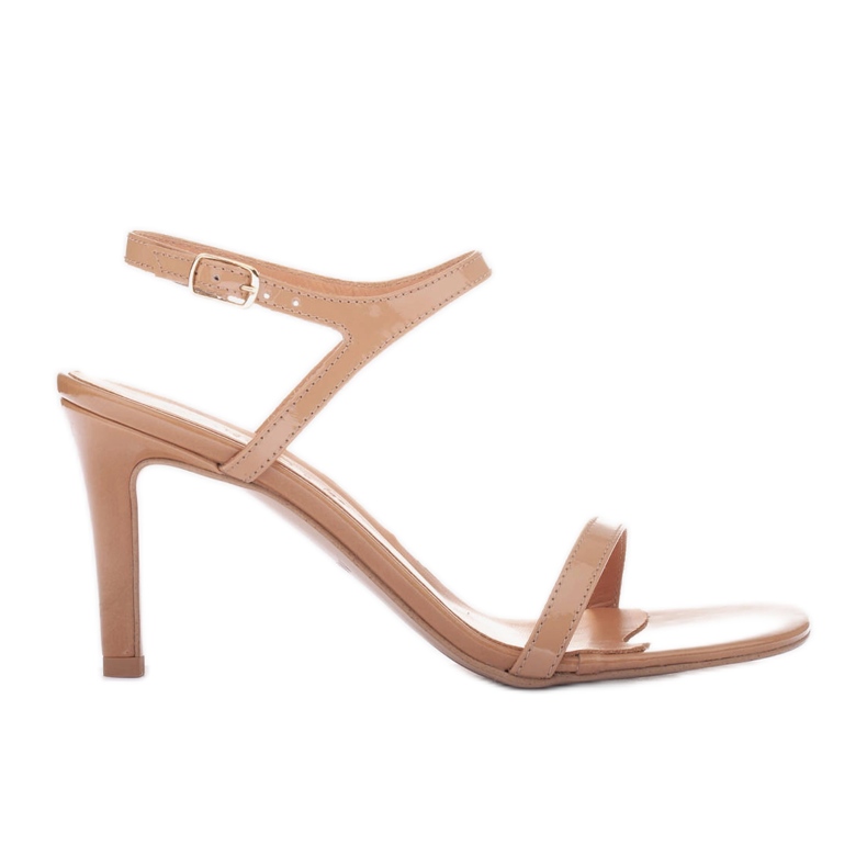 Marco Shoes Sandali con tacco alto marrone