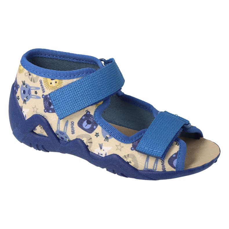 Scarpe per bambini gialle Befado 350P040 beige