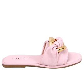 BM Ciabatte catena Tobin Pink rosa