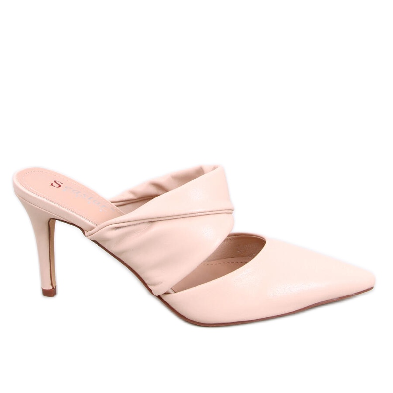 Sandali Charisse beige con tacco a spillo