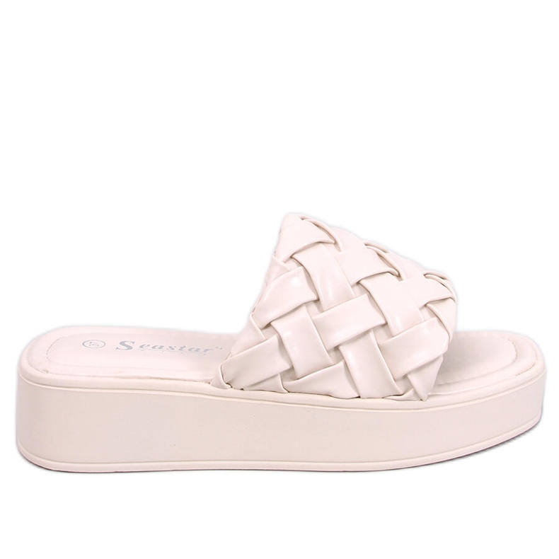 BM Sandali con zeppa Inaba beige