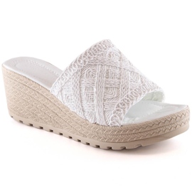 Sandali con zeppa da donna bianchi Artiker 52C1286 bianco