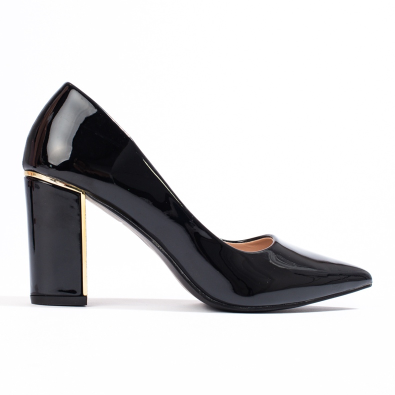 Décolleté Shelovet classiche in vernice nero