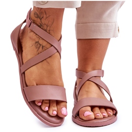 Sandali alla caviglia Big Star LL274A163 Nudo rosa