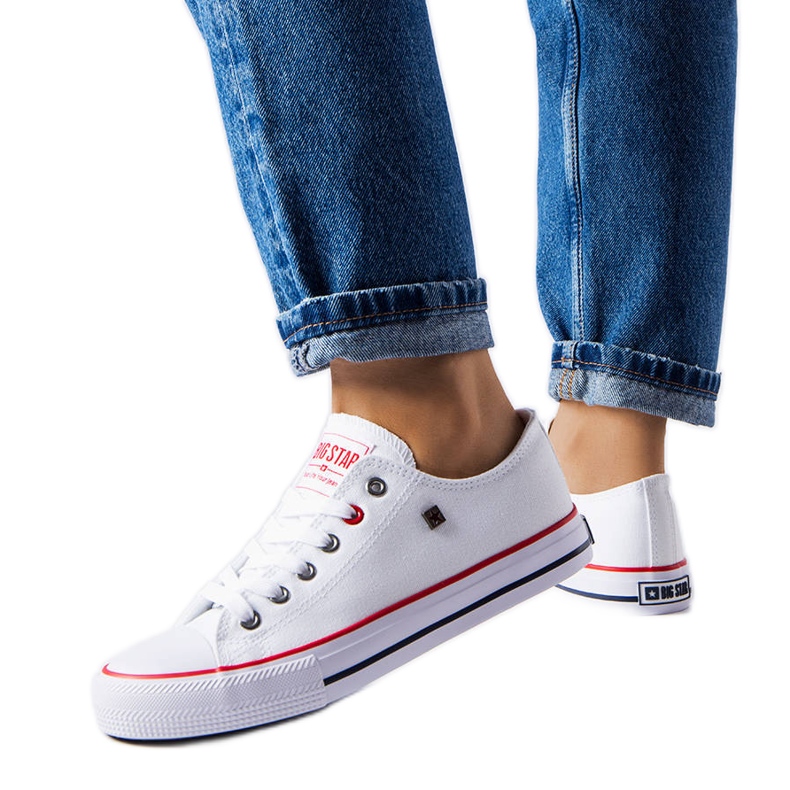 Sneaker classica Big Star T274022101 bianca