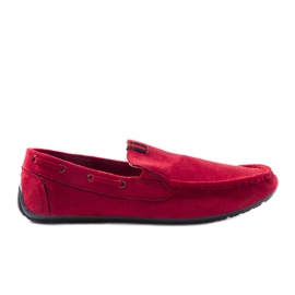 Mocassini da uomo Nashville rossi rosso