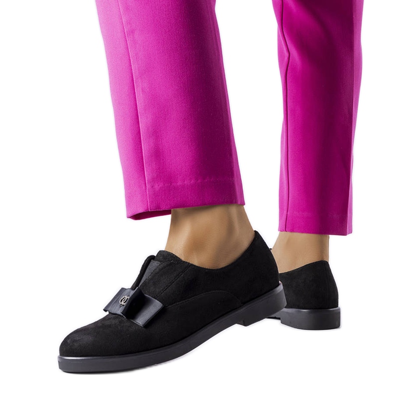 Scarpe slip-on nere di Mutton nero