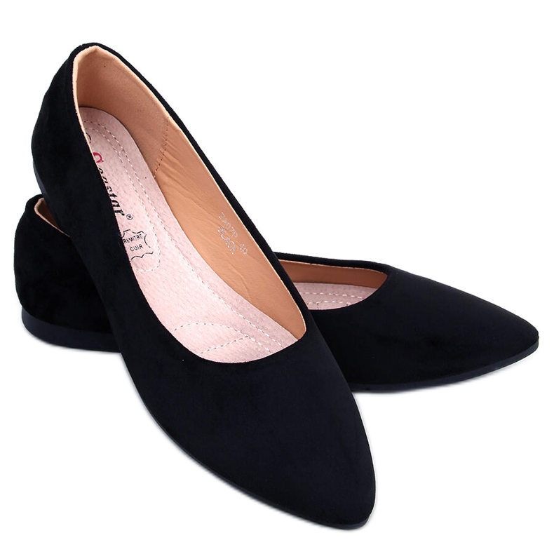 Seastar Ballerine con inserto Keys in pelle Black nero
