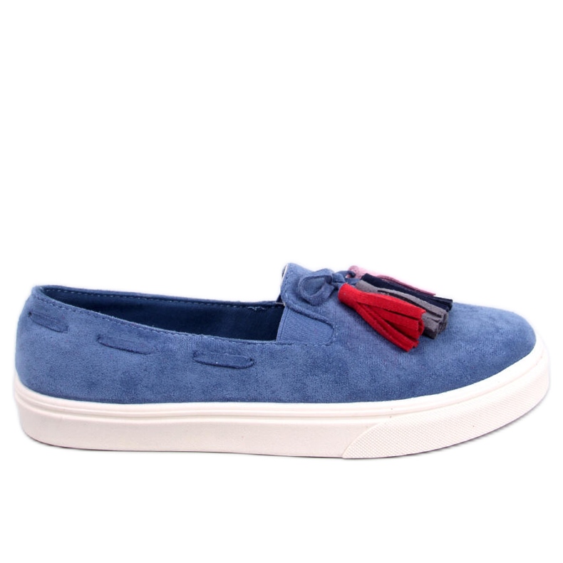 Sneakers primaverili con nappine di Salma Jeans blu