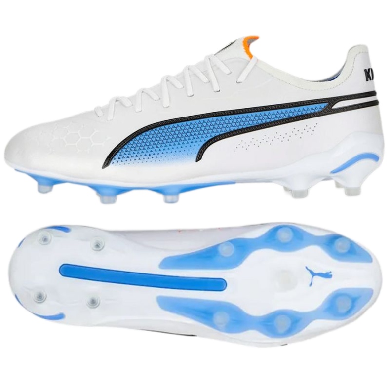 Scarpe Puma King Ultimate FG/AG M 107097 01 bianca bianca