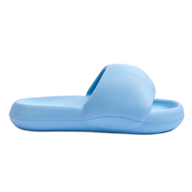 Ciabatte da donna con plateau in schiuma leggera blu Milton