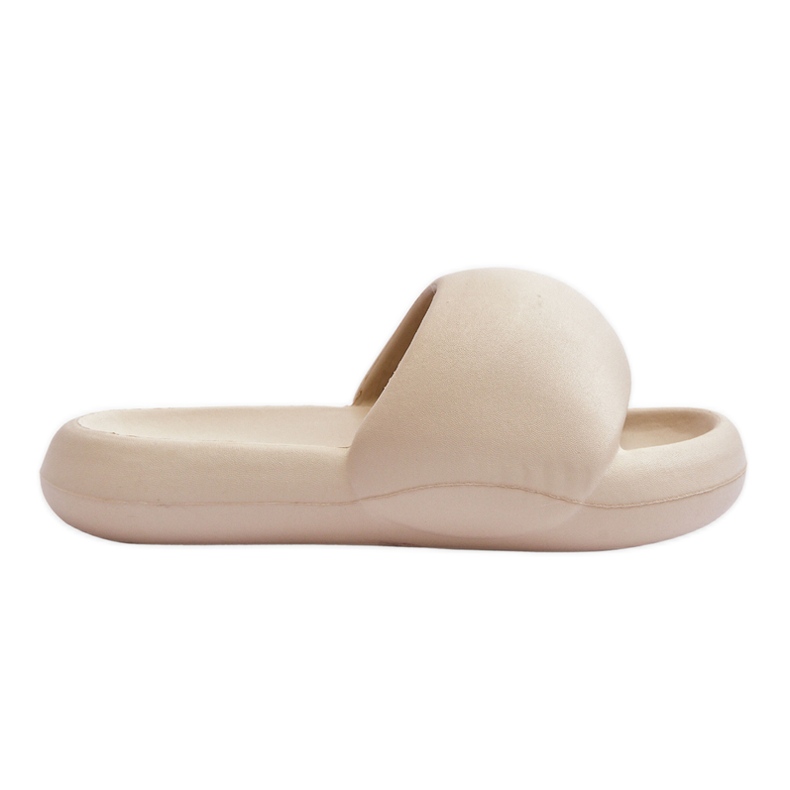 Ciabatte Donna Con Plateau In Schiuma Leggera Beige Milton
