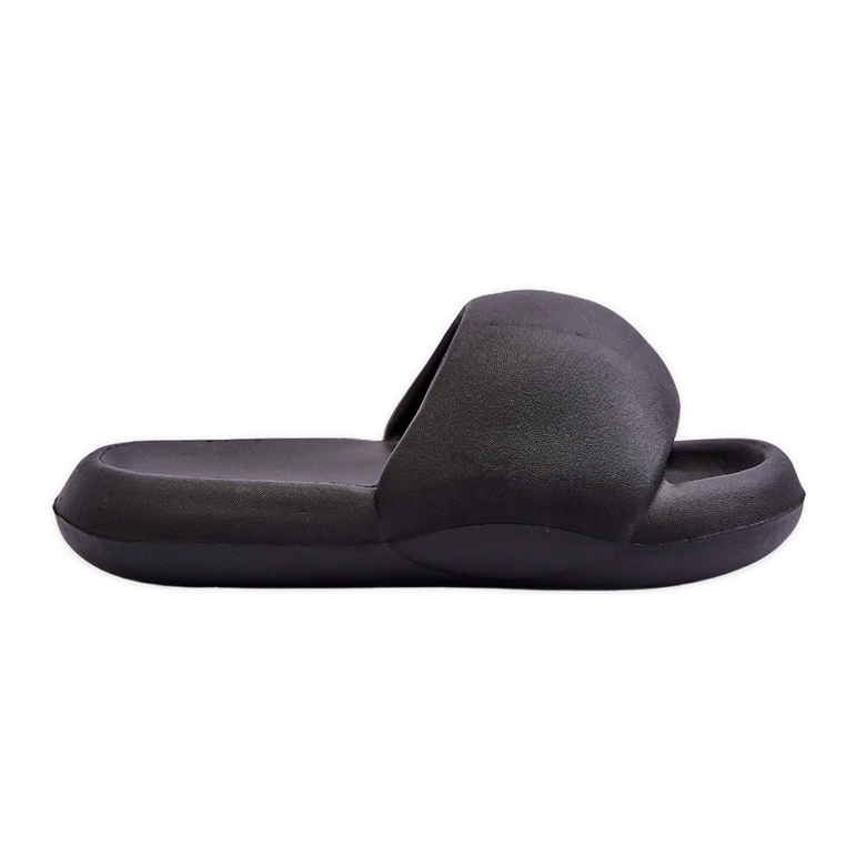 Ciabatte da donna con plateau in schiuma leggera nere Milton nero