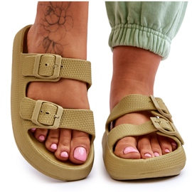 Ciabatte In Schiuma Leggera Da Donna Verde Cleve