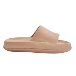 Sandali Leggeri Alla Moda Su Una Suola Massiccia Ribelle Beige