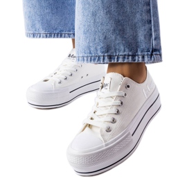 Sneakers bianche Lee Cooper LCW-22-31-0842L bianca