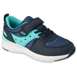 Scarpe per bambini Befado 516Y159 blu navy verde