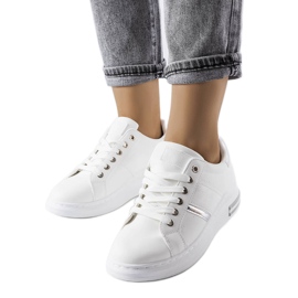 Sneakers bianche con inserti di Deans bianco