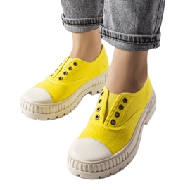 Sneakers elasticizzate Walton gialle giallo