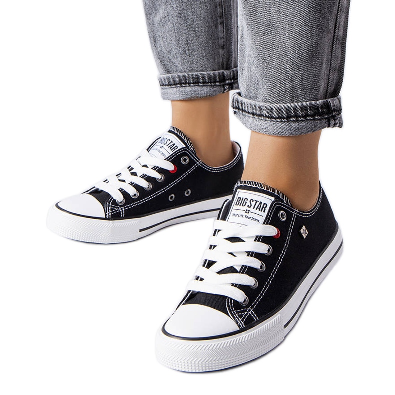 Big Star T274023906 sneakers classica nera nero