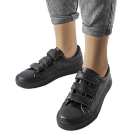 Sneakers nere con velcro Big Star LL274A206 nero