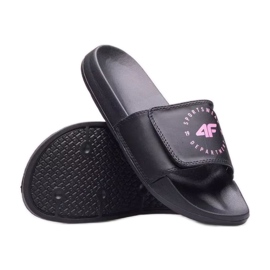 Pantofole 4F Jr. 4FJSS23FFLIF081-21S nero
