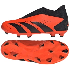 Scarpe da calcio Adidas Predator Accuracy.3 Fg Ll Jr GW4607 arancia arance e rossi