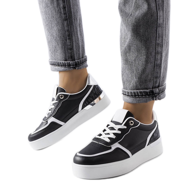 Sneaker nere con plateau di Tooele nero
