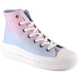 Sneakers da donna sulla piattaforma ombre Big Star LL274A191 multicolore