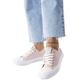 Sneakers traforate beige Big Star LL274015