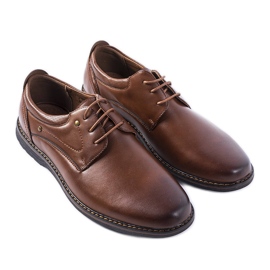 Scarpe stringate marroni da uomo Toni marrone