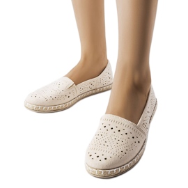 Espadrillas traforate beige di Augusta