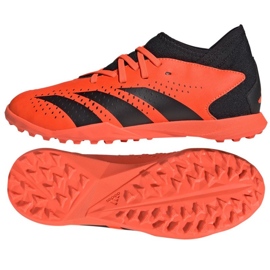 Scarpe Adidas Predator Accuracy.3 Tf GW7079 rosso arance e rossi