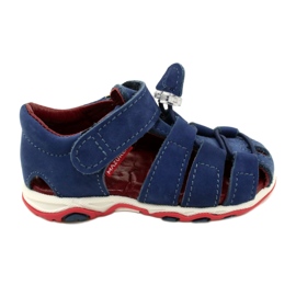 Sandali in pelle ragazzi Mazurek 1364 blu navy
