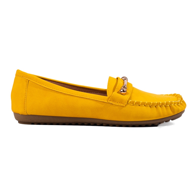Mocassini da donna classici gialli di Shelovet giallo