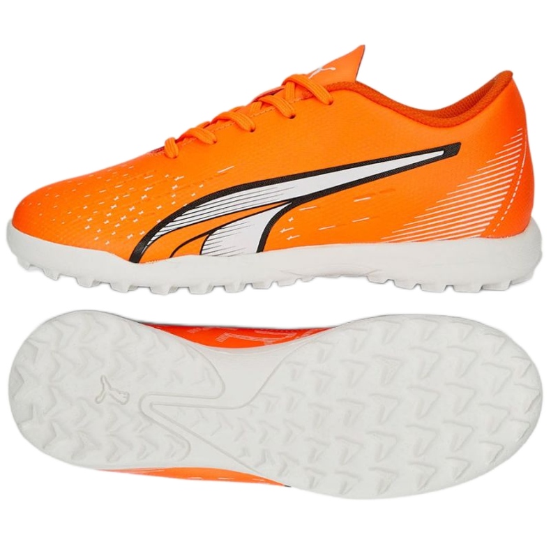 Scarpe Puma Ultra Play Tt Jr 107236 01 arancia arance e rosse
