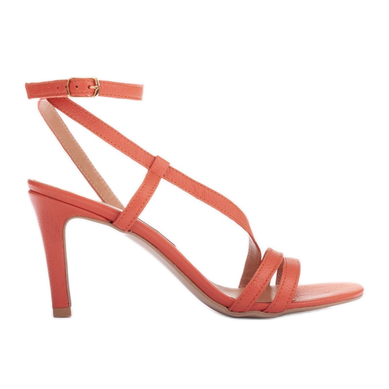 Marco Shoes Sandali con tacco alto arancia