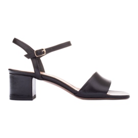 Marco Shoes Sandali con tacco midi nero