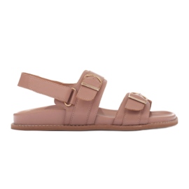 Marco Shoes Sandali con fibbia beige