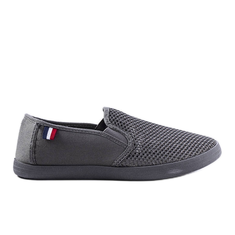 Sneakers traforate grigie da uomo di Garibaldi grigio