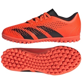 Scarpe da calcio Adidas Predator Accuracy.4 GW7086 arancia arance e rossi