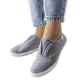 Sneaker senza lacci di colore grigio di Florala
